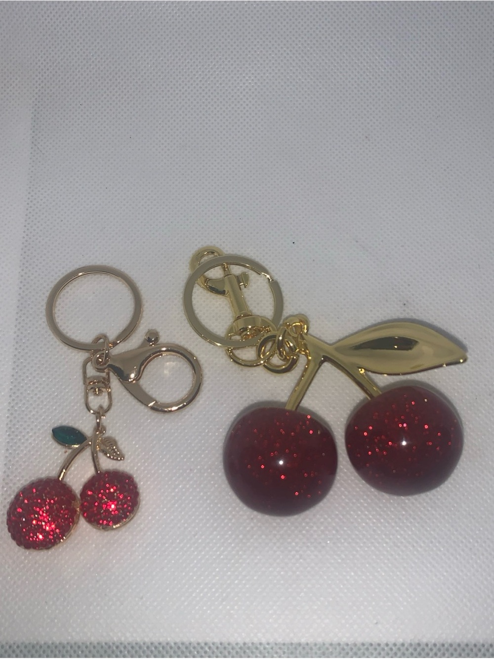 2 Cherry Bag Charms New